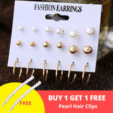 17KM Tassel Acrylic Earrings For Women Bohemian Earrings Set Big Geometric Drop Earring 2019 Brincos Female DIY Fashion Jewelry