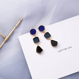 32 Styles Korean Earrings New Fashion Simple Leopard Print Acetic Acid Geometric Long Drop Earrings Circle Crystal Jewelry
